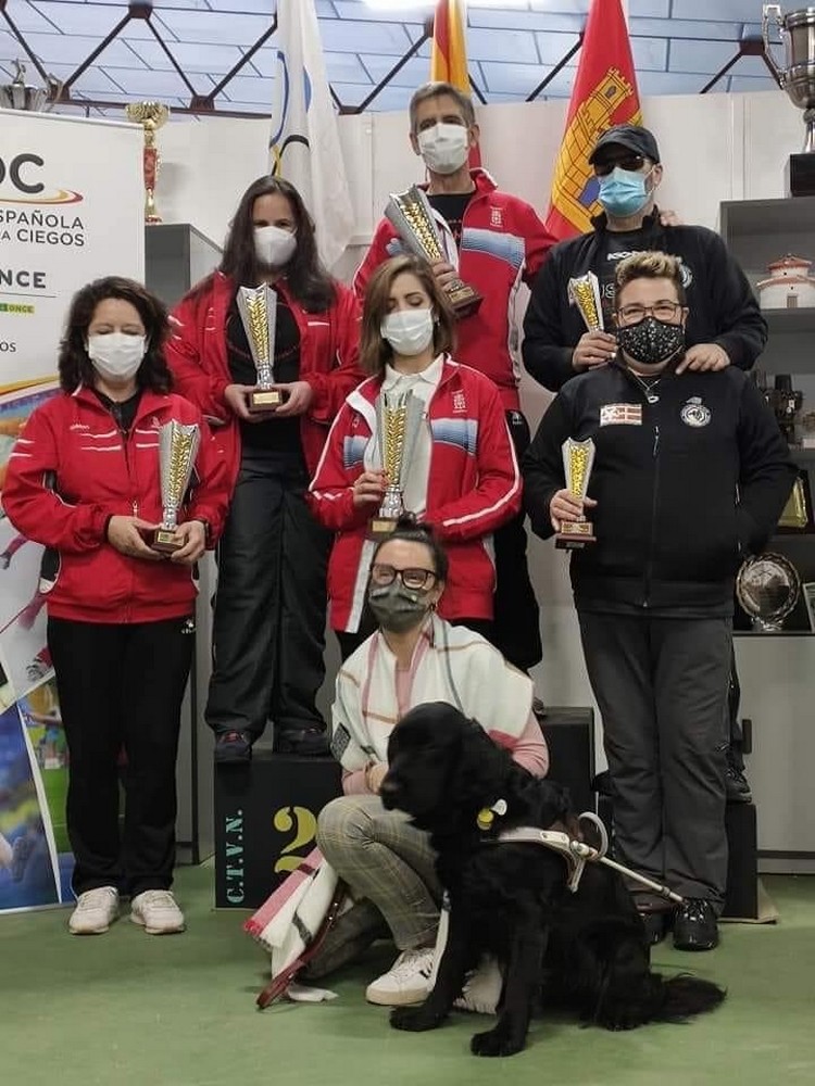 Doblete navarro en el Campeonato de España de Tiro para Ciegos